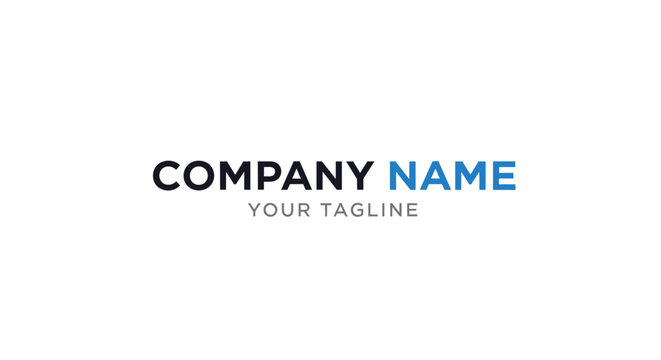 Minimalist logo design with company name and tagline.