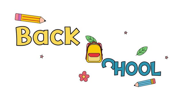 Back to School Playful Animation