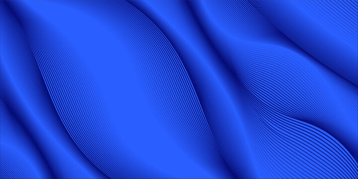 Abstract Technology blue curve, Modern tech banner, corporate business concept, hi-tech abstract background  for presentation business or tech event poster EPS 10