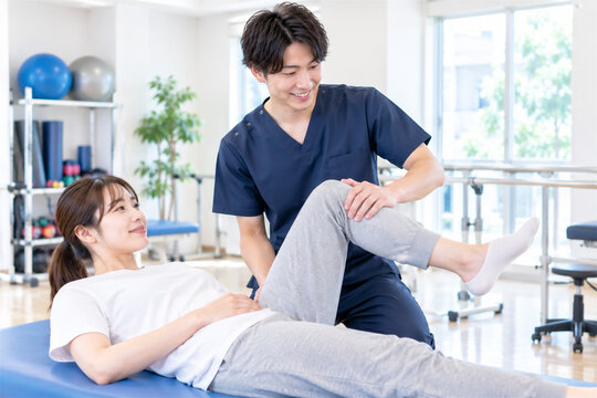 女性患者への理学療法