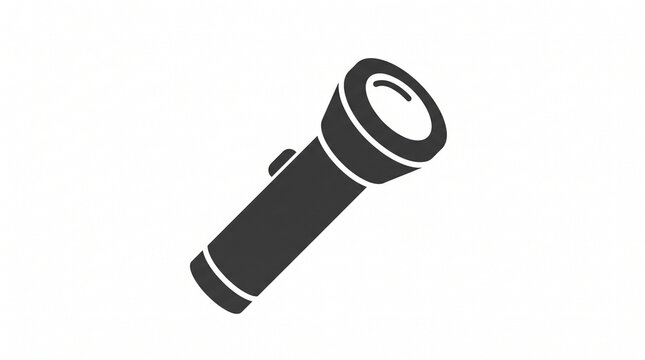 Darkness Illuminator: A simple, solid icon of a flashlight, representing light, exploration, and safety in the dark.