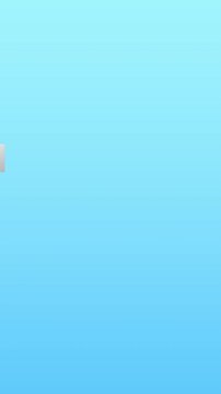 Digital animation of red heart icon on message icon floating against blue background