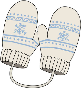 Winter mittens