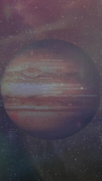 Animation of data processing over globe