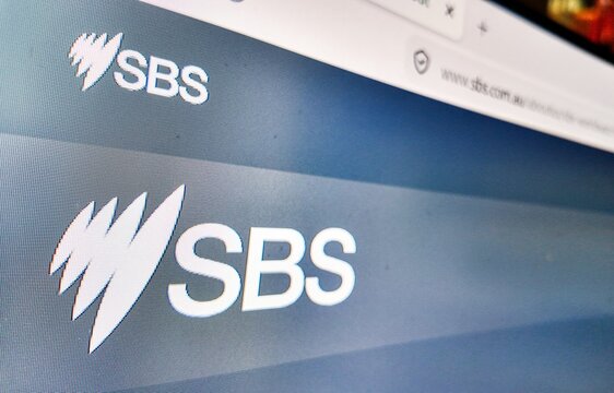  a computer screen with sbs website displayed...SBS is the national multilingual, multicultural and Indigenous media organisation for all Australians