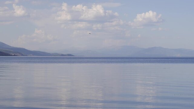 Lake Ohrid nature landscape ancient freshwater North Macedonia Albania border