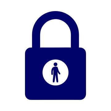 Digital Identity Authorization Symbol Representing Confidential Profile Safety and Cyber Defense