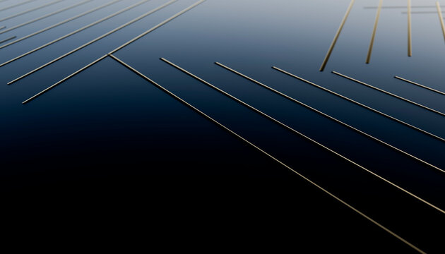 Close-up view of guitar strings on a dark guitar body