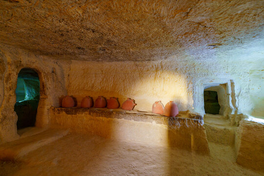 Cave,  ancient Nabataean city of Avdat, Negev Desert