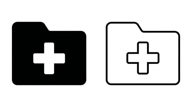 New folder icon with plus sign