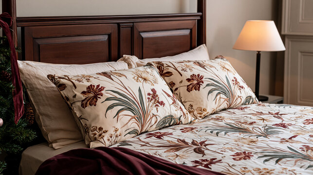 bed in bedroom