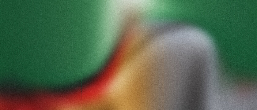 Grainy deep green, noise texture, abstract gradient, ideal for web banners., patriotic crimson gold silver streaks