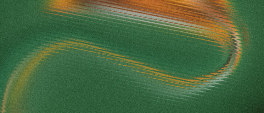 Textured emerald green, whimsical Halloween background, ideal for seasonal promotion., sharp white serrations, flowing golden-orange curve, subtle