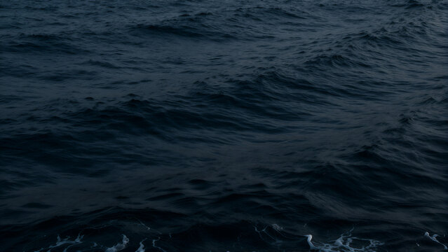 Moody Ocean Landscape