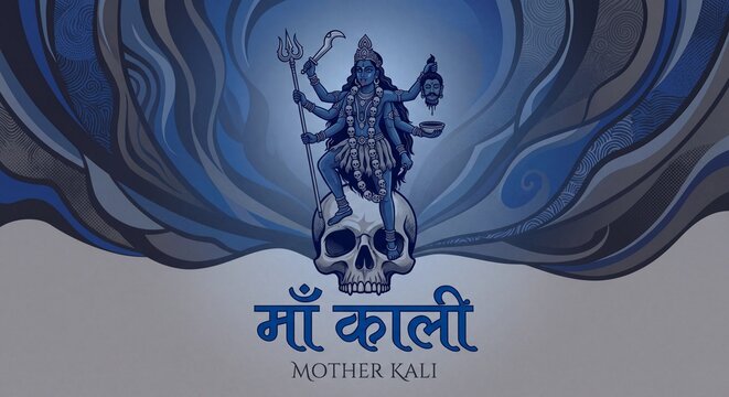 Happy Kali Chaudas Naraka Chaturdashi Diwali Festival Celebration Social Media Post Design