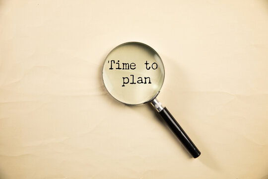 time to plan text on paper