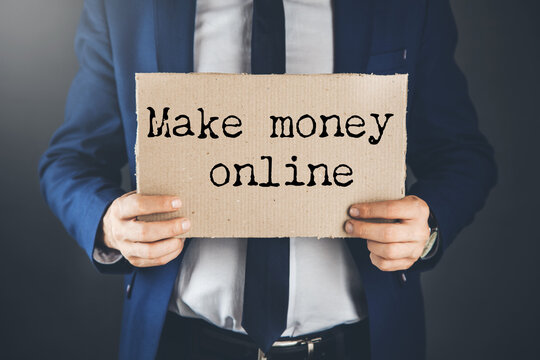 make money online concept on a paper
