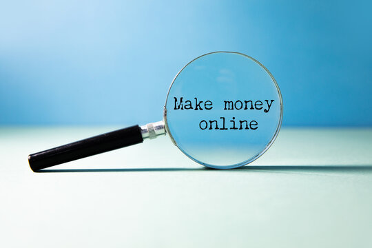make money online concept on a paper