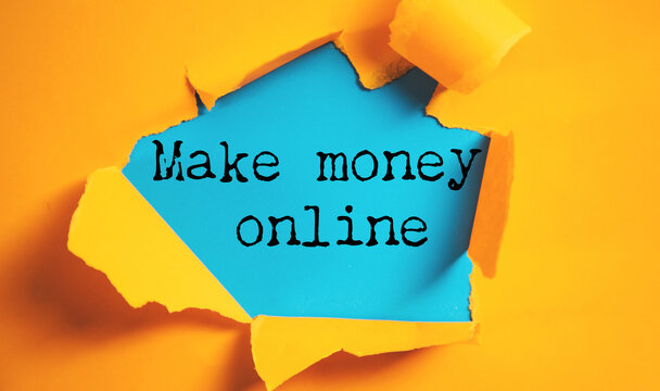 make money online concept on a paper