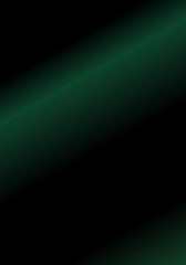 Fototapeta premium Dark green diagonal glow abstract background with black contrast