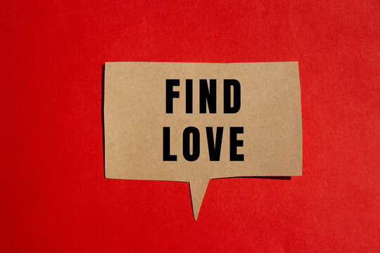Find Love text concept photo