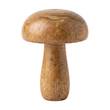 Vintage wooden darning mushroom sewing tool