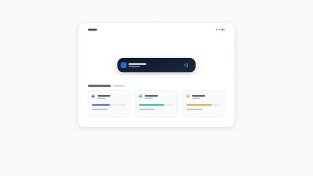 Adaptive dynamic capsule island morphing across interactive UI states