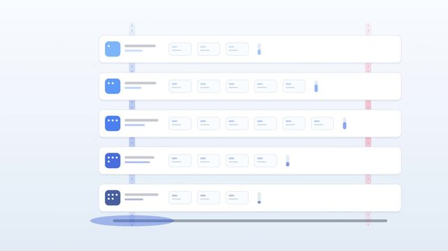 Layered architecture diagram with request and response flow