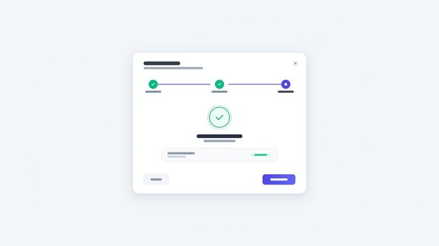 Multi step wizard form with animated progress stepper and validation