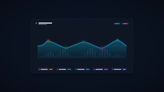 Parametric equalizer frequency response curve with filter nodes
