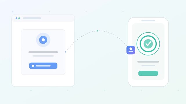 Passkey credential handoff between browser and mobile device