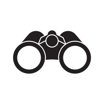 Modern binoculars icon vector graphic symbol