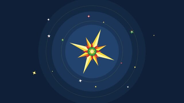 Cosmic Compass: Navigating the Swirling Starry Galaxy