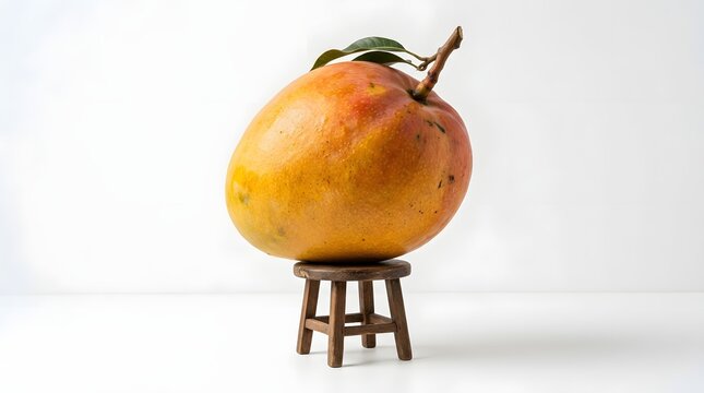 mango on a wooden background