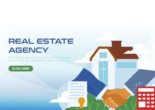Modern real estate promotional background for website banners and social media. Luxury house property sale, residential apartment investment, and urban architecture construction poster design.