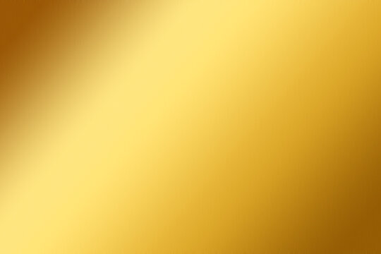 Metallic gold foil texture background, shiny yellow surface, reflective golden abstract wallpaper, bright gilded paper texture, luxury background for design