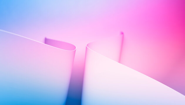 3D Translucent Ribbon Gradient
