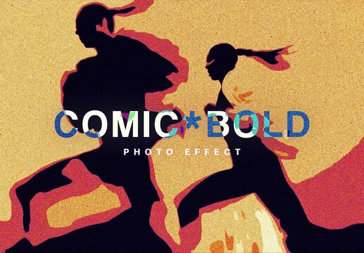 Comic Bold Effect For Poster And Social Media Design
