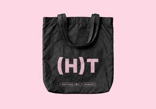 Ripstop Square Totebag Mockup For Branding And Packaging Design