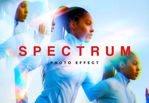Spectrum Wash Effect For Poster And Social Media Design
