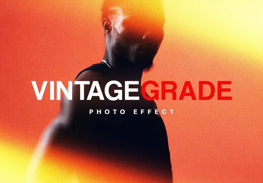 Vintage Grade Effect For Poster And Social Media Design