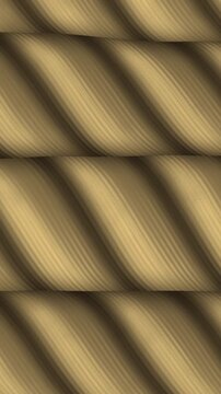 Shimenawa Rice Straw Rope With Twisting Fiber Bundles, Japanese New Year Seamless Loop Background in rich gold tones vertical 9:16