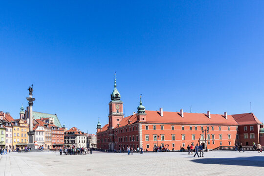 Poland, Warsaw, Royal Castle in Castle Square