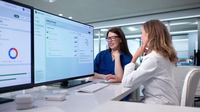 Medical Scribe Reviews Patient Notes