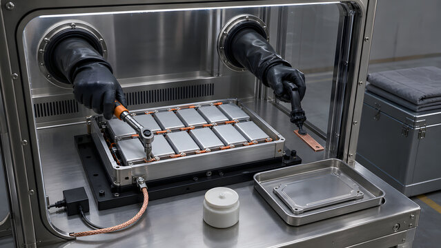Safe EV Battery Disassembly for Recycling