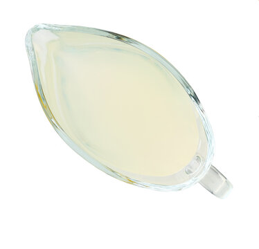 lemon juice isolated on white background, top view. freshly squeezed lemon juice, top view.