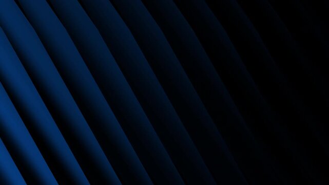 Blue wavy lines create a dark minimalist abstract pattern suitable for backgrounds, packaging, graphic design, and digital art projects.