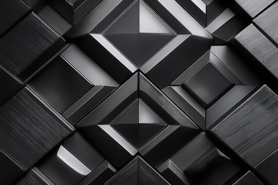 Monochromatisches Wiederholungsmuster aus geometrischen Formen und symmetrischen Winkeln