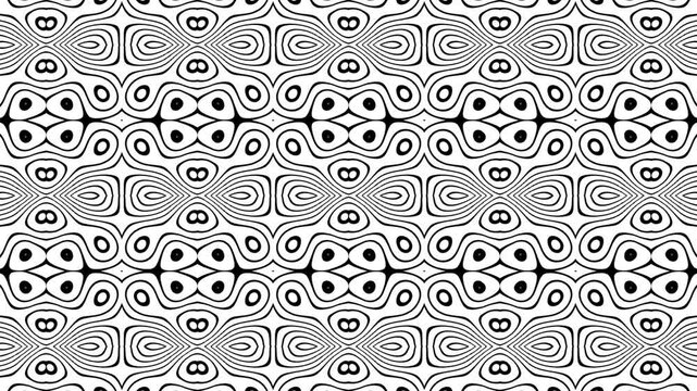 Abstract Seamless Vector Pattern animation with Vintage Spirals and Ornate Swirls Abstract Seamless Vector Pattern with Vintage Spirals and Ornate Swirls