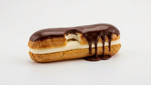 Glossy Chocolate Eclair